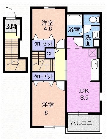 カーサカリエンテの間取り