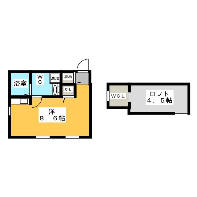 ロフト壱番館の間取り