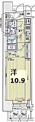 プレサンス丸の内リラティの間取り