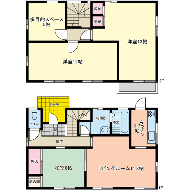 【駒形町一般貸住宅の間取り】