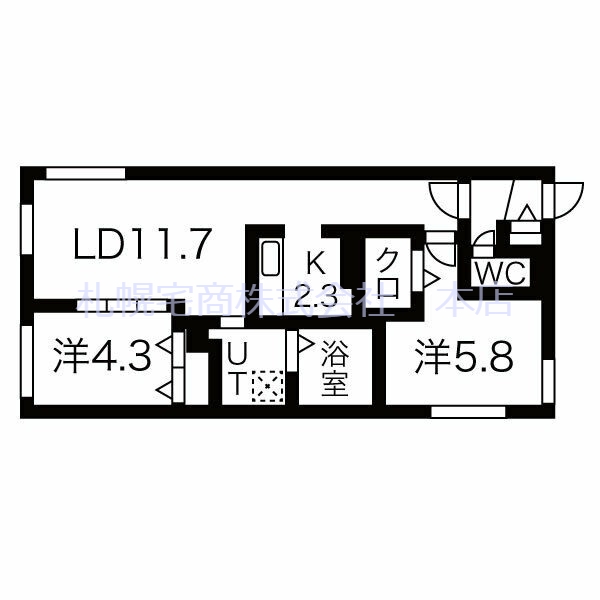 DPレジデンス豊平公園の間取り