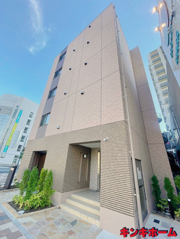 広島市中区南竹屋町のマンションの建物外観