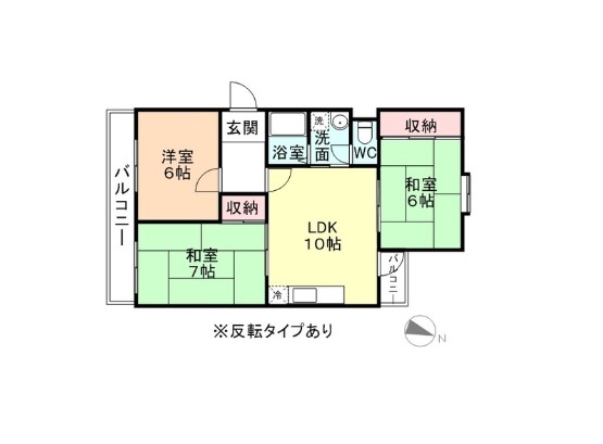 サンヒルズ上田　Iの間取り