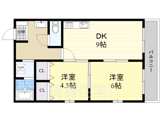 ハイツタンモトの間取り