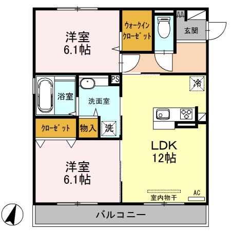 燕市五千石のアパートの間取り