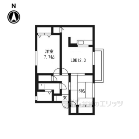 クールシャルムの間取り