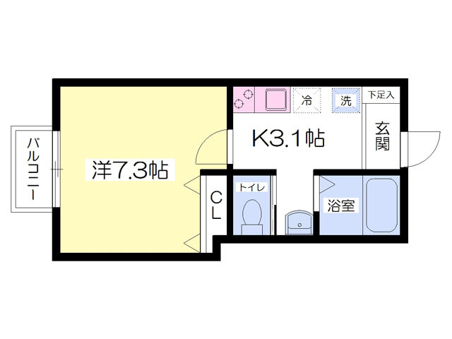 キャメル南柏IIの間取り