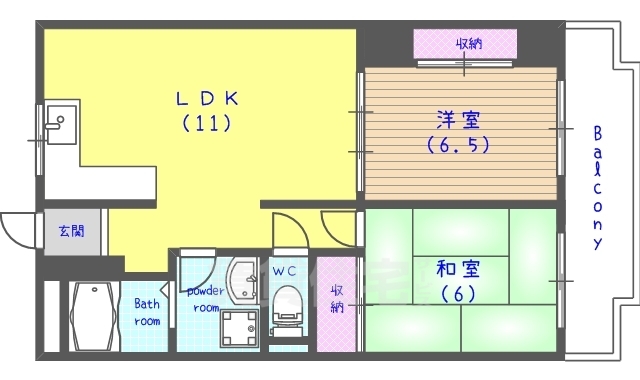 メゾンナチュール長岡京の間取り