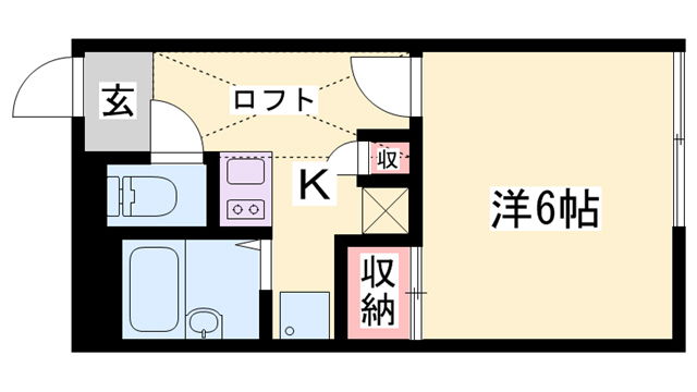 レオパレスＭｓフレーズ弐番館の間取り