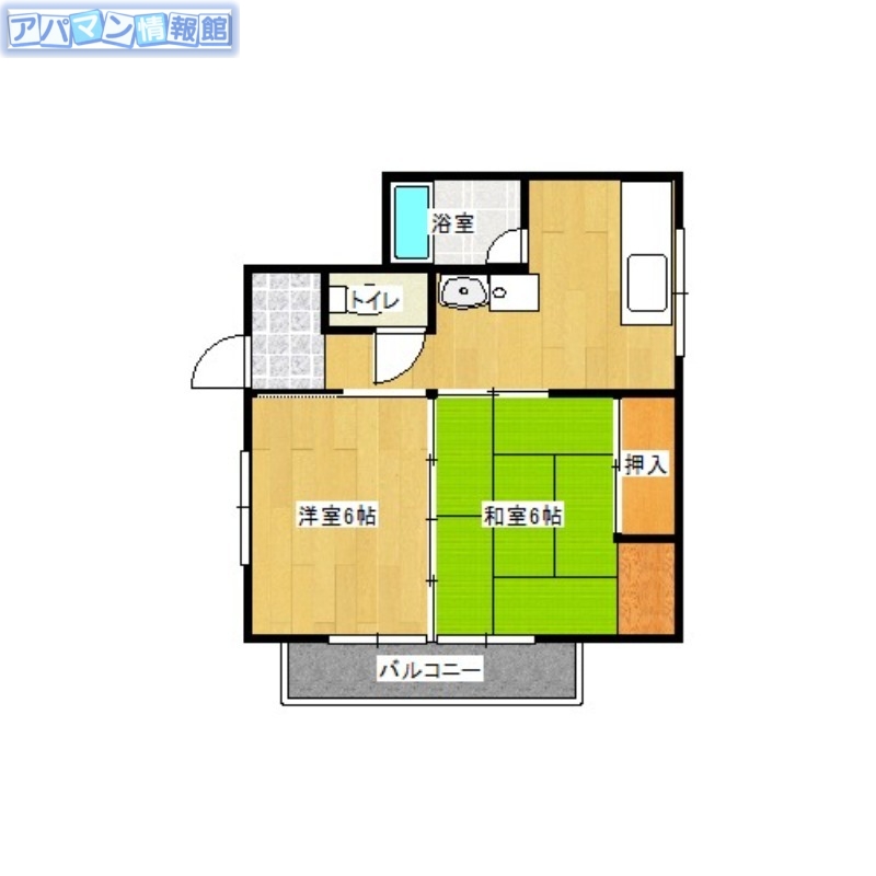 K-Aハイツの間取り