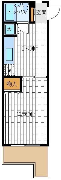 市ヶ尾森ビル八番館の間取り