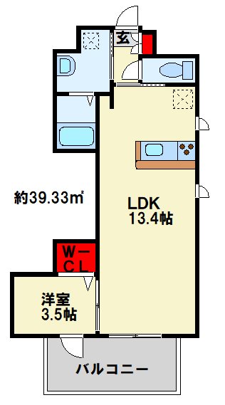 行橋センタービルの間取り