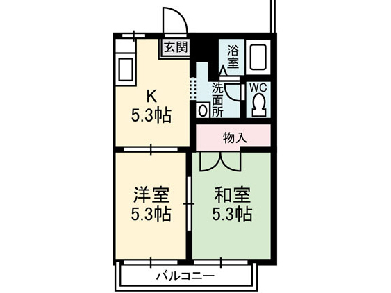 ツインマークIIの間取り