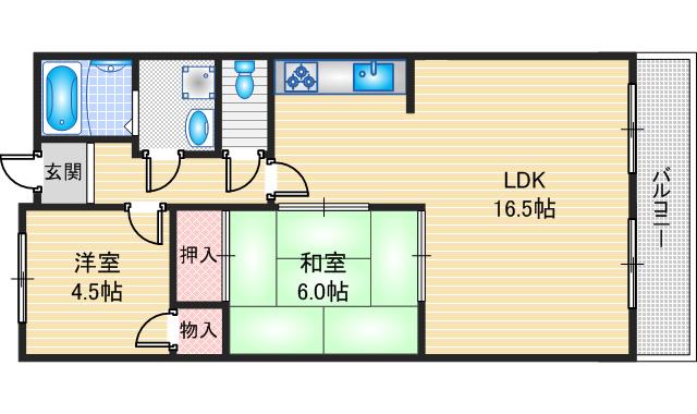 パールマンションの間取り