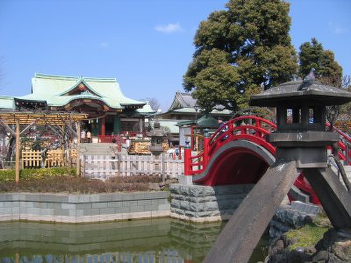 公園　亀戸天神社（公園）まで350m