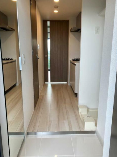 玄関　【女性のお一人暮らしでも安心のセキュリティ♪】