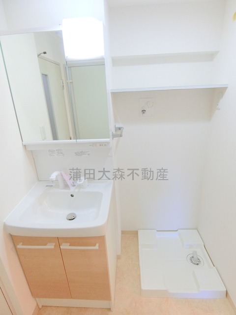 洗面設備　独立洗面台　洗面脱衣所　洗濯機置き場