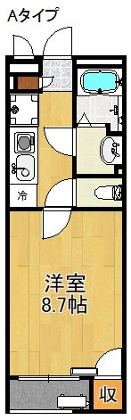 南海空港線 泉佐野駅 徒歩11分 2階建 築8年の間取り写真