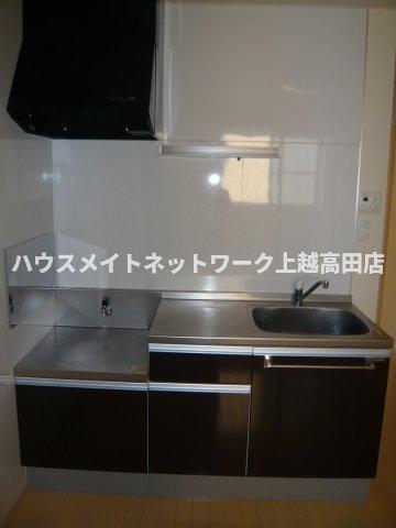 キッチン　キッチン（同室タイプ２０２号室の画像を掲載）