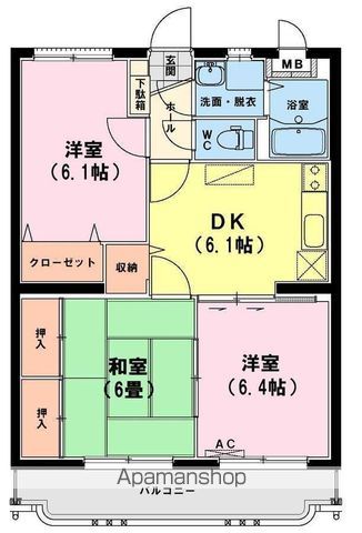 ユーミーいちまるIIIの間取り写真