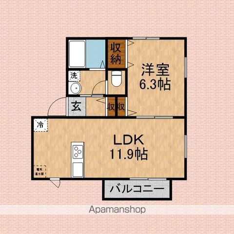 グレンビラII番館の間取り写真