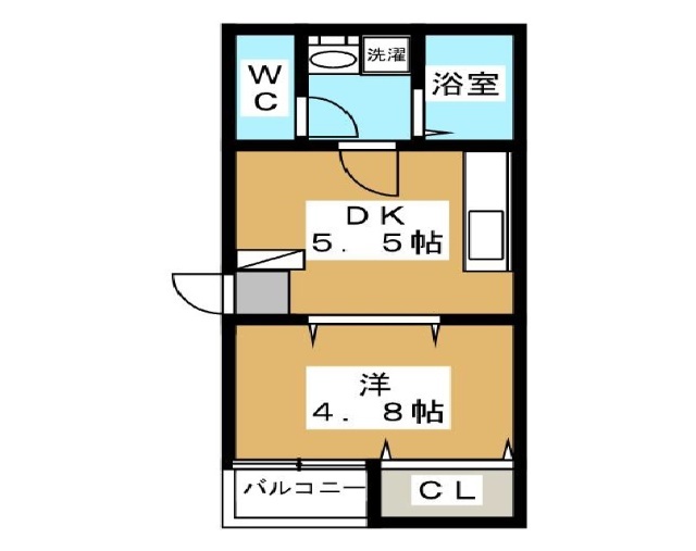 西武新宿線 新井薬師前駅 徒歩4分 3階建 築16年の間取り写真