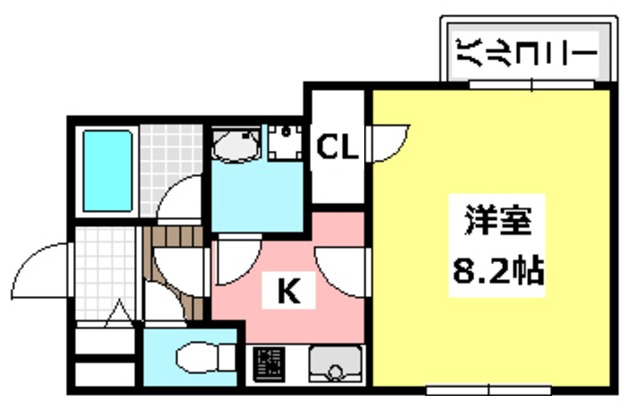 レジデンシア竹橋の間取り写真