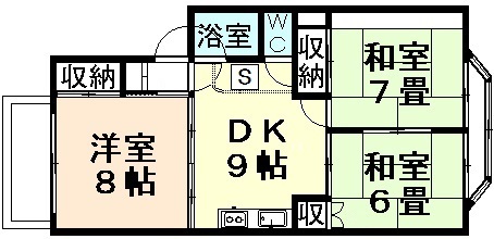 メゾンエスポワールIIの間取り