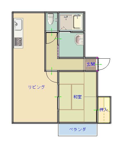 ライフステーションＢの間取り