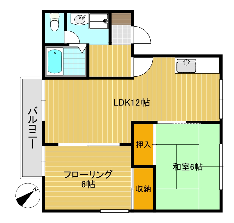 コートクレーセCの間取り