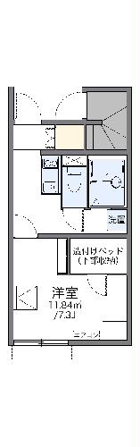 レオネクストＫＵＲＩＣＯの間取り