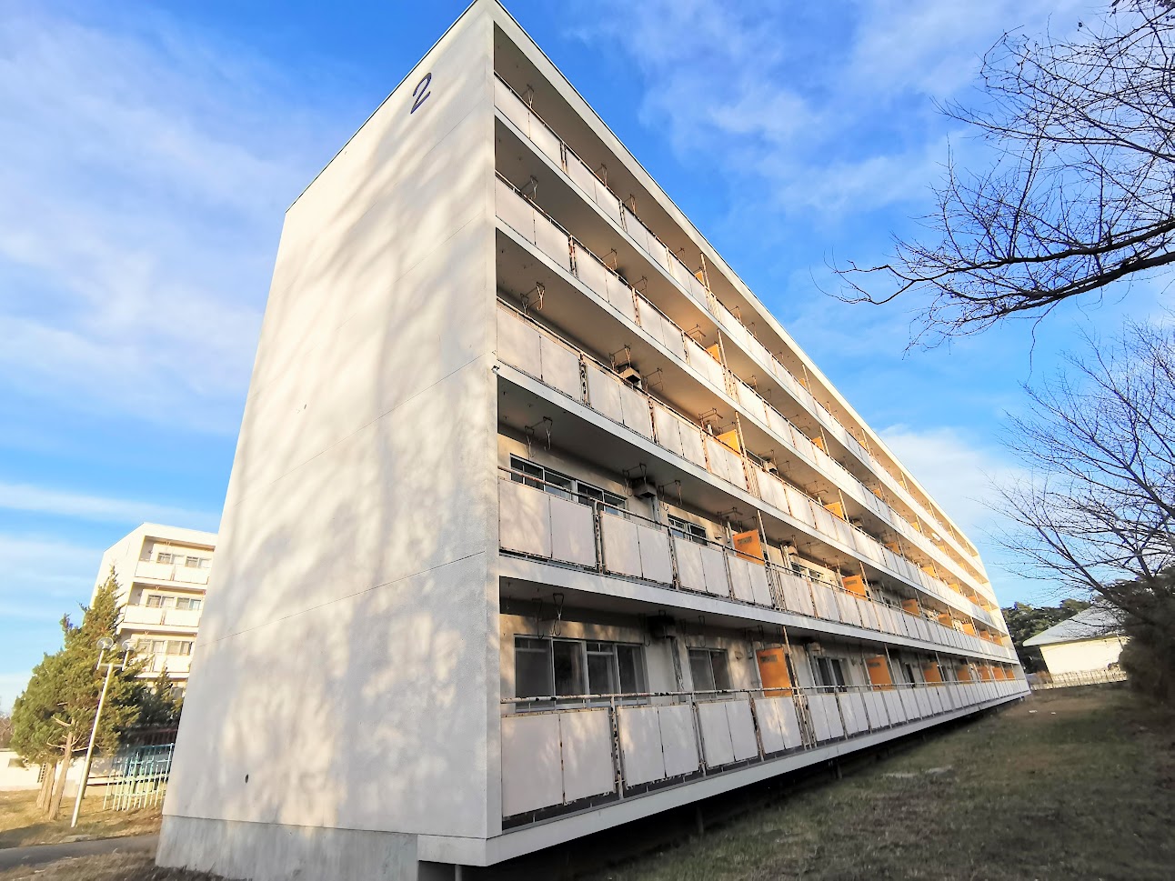 ビレッジハウス松園2号棟の建物外観