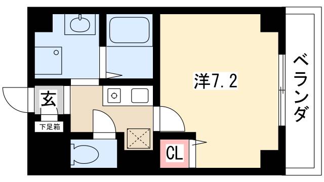 K’s　HOUSE玉ノ井の間取り