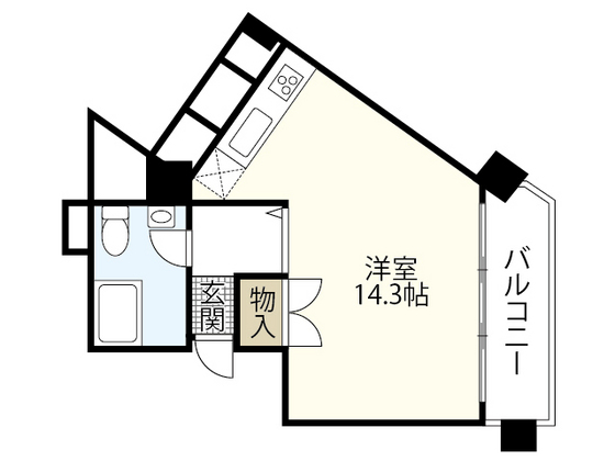 シーアイマンション広島の間取り