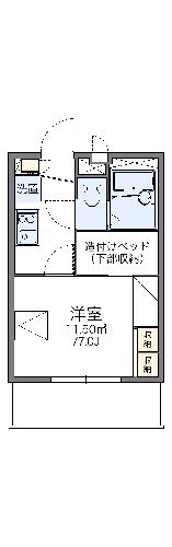 レオパレスおもひでの間取り