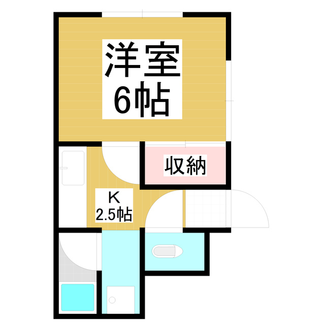 笠原学園原新田教場アパートの間取り