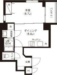 東京都墨田区石原４（マンション）の賃貸物件の間取り