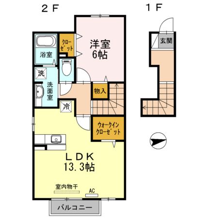 グリーン ビット 民の間取り