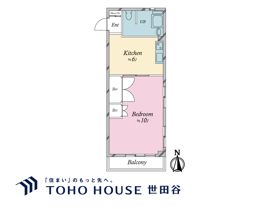 日吉ときわ台コーポの間取り