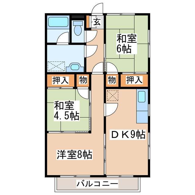 ハイムリバティの間取り