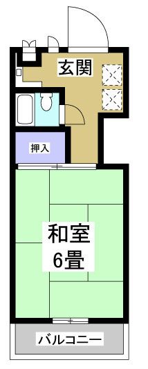 磐田市今之浦のマンションの間取り