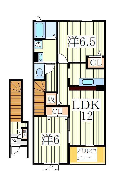 ドミールの間取り