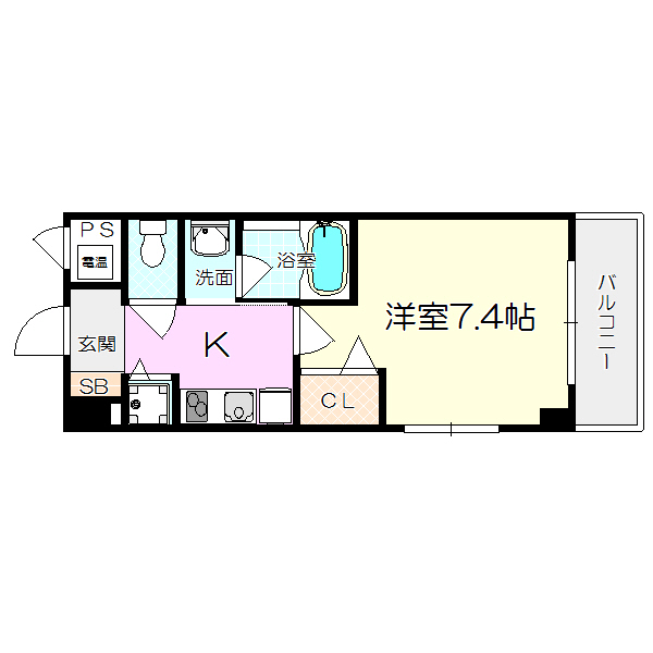 ラフォルテ南塚口の間取り