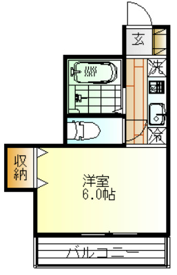 上大槻ハイツの間取り