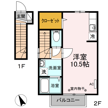 滝沢市室小路築19年の間取り