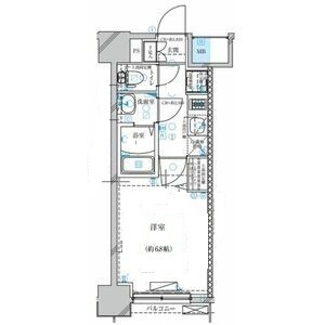 ディアレイシャス名古屋太閤通ＩＩＩの間取り