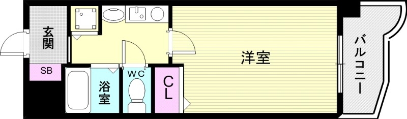 YKハイツ相生町の間取り