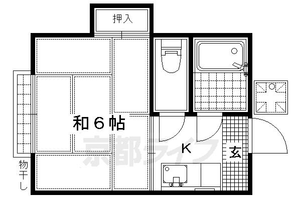 ハイツ梓の間取り