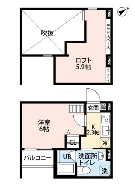 ラ・フォンテ新在家の間取り