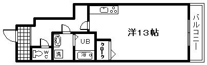 泉佐野市葵町のアパートの間取り